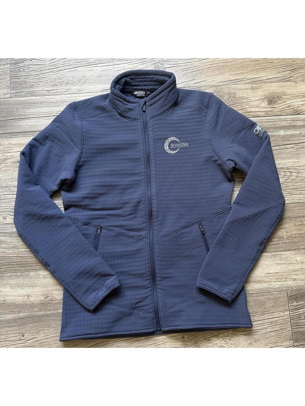 Outdoor Research Vigor Plus women's navy blue fleece jacket Sz S